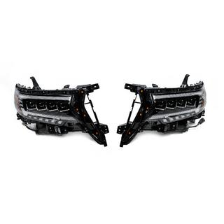 Priekšējie lukturi Lexus-design 4-LED V2 (2017+, 2 gab.) Toyota Land Cruiser Prado 150 2009–2023 foto 2