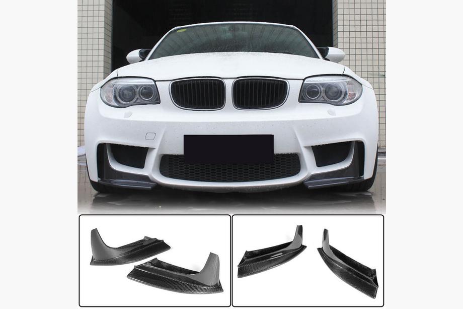 BMW 1. sērija E81/E82/E87/E88 2004–2011 Priekšējā bampera flapi (1M E82, oglekļa šķiedra) Image