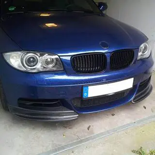 Priekšējā bampera flapi Flap (E82/E88 M-Sport, oglekļa šķiedra) foto 2