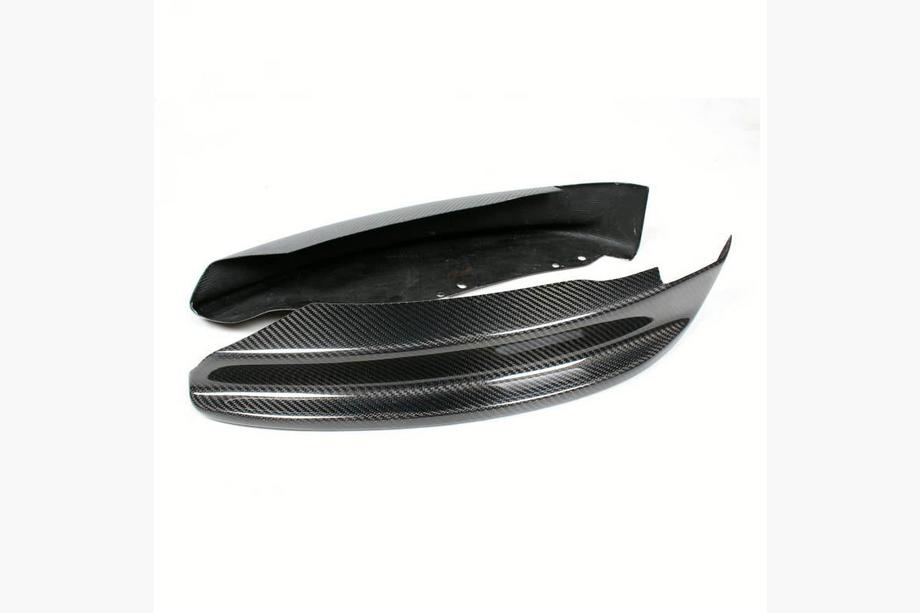 BMW 1. sērija E81/E82/E87/E88 2004–2011 Priekšējā bampera flapi Flap (E82/E88 M-Sport, oglekļa šķiedra) Foto 4