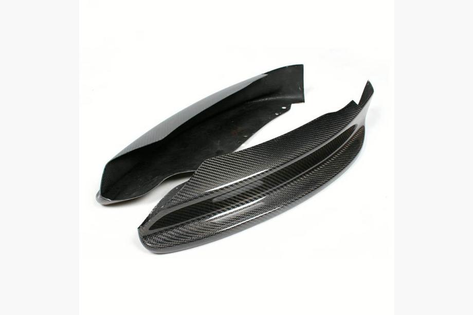 BMW 1. sērija E81/E82/E87/E88 2004–2011 Priekšējā bampera flapi Flap (E82/E88 M-Sport, oglekļa šķiedra) Foto 5