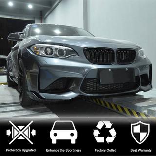 Priekšējā bampera flapi Flap (F87 M2/M2C, oglekļa šķiedra) BMW 2. sērija F22/F23 2014–2021 foto 3