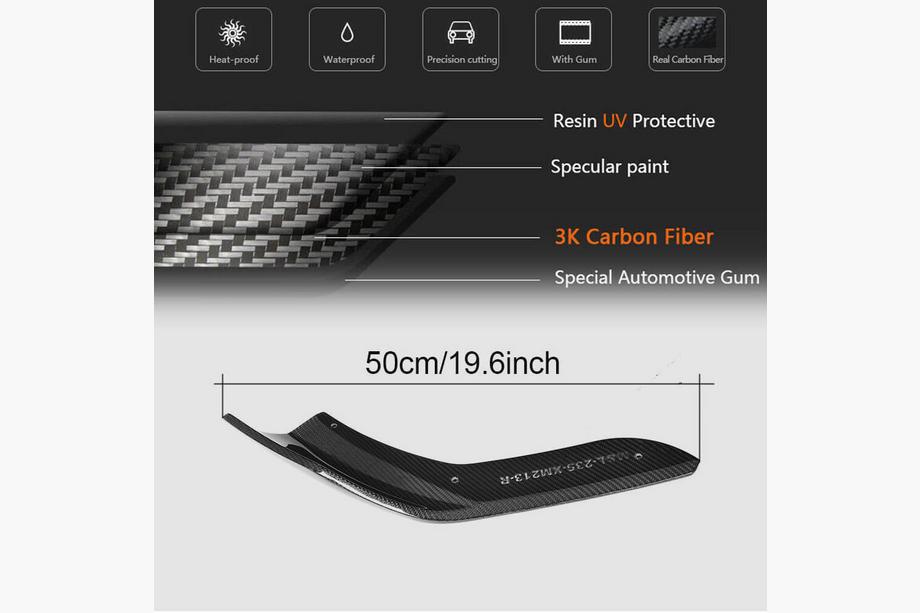 BMW 2. sērija F22/F23 2014–2021 Priekšējā bampera flapi Flap (F87 M2/M2C, oglekļa šķiedra) Foto 6