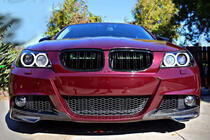 BMW 3. sērija E90/E91 2005–2011 Priekšējā bampera flapi (E90 2008-2011 M-Sport, oglekļa šķiedra) foto 2