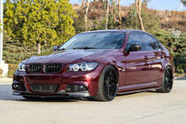 BMW 3. sērija E90/E91 2005–2011 Priekšējā bampera flapi (E90 2008-2011 M-Sport, oglekļa šķiedra) foto 3