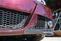 BMW 3. sērija E90/E91 2005–2011 Priekšējā bampera flapi (E90 2008-2011 M-Sport, oglekļa šķiedra) foto 4