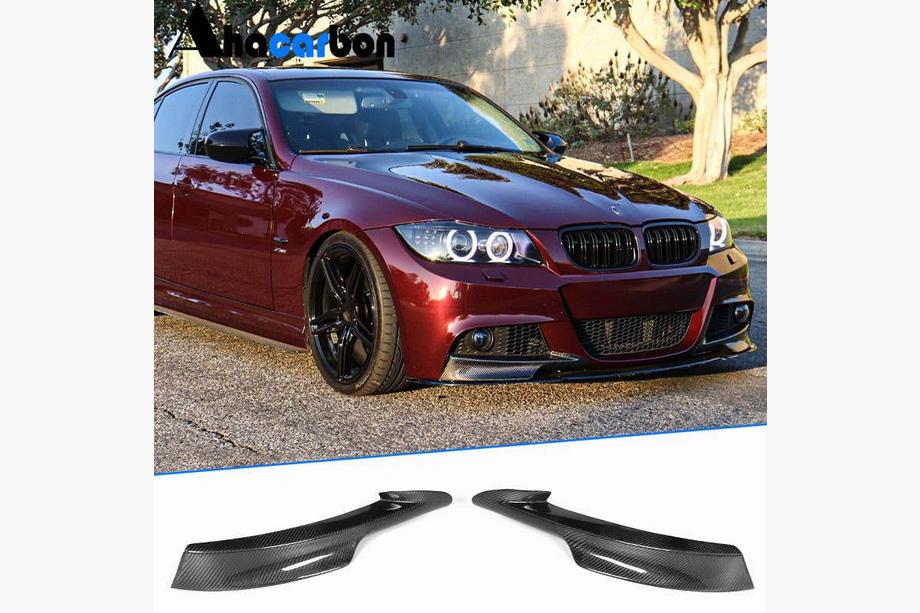 BMW 3. sērija E90/E91 2005–2011 Priekšējā bampera flapi (E90 2008-2011 M-Sport, oglekļa šķiedra) Image