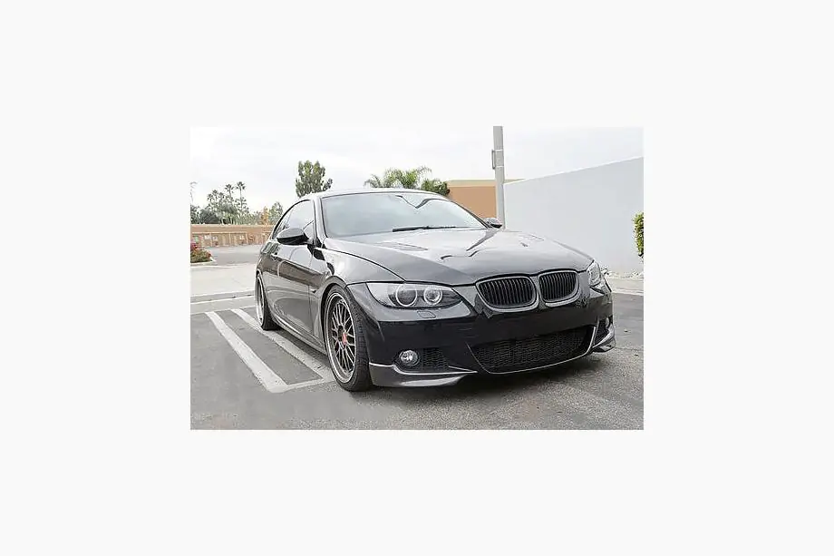 BMW 3. sērija E92/E93 2006–2013 Flap uzlikas priekšējam bamperim (M-Sport 2006-2009, oglekļa šķiedra) Foto 5