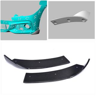 Priekšējā bampera uzlikas Flap (M-Sport, oglekļa šķiedra) BMW 4 sērija F32/F33/F36 2012–2020 foto 2