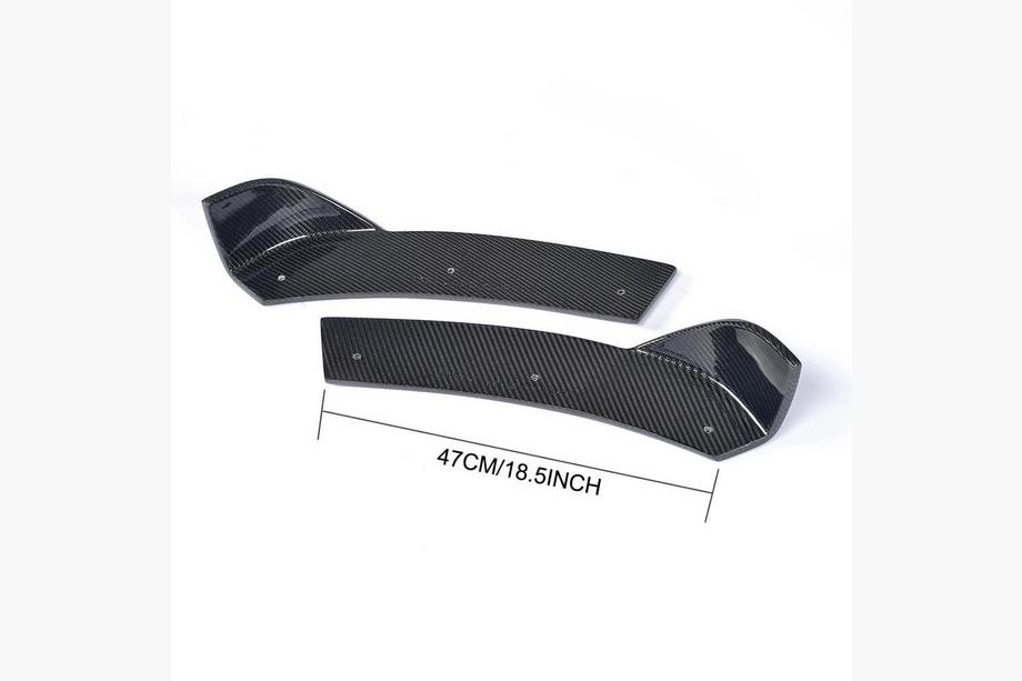 BMW 4 sērija F32/F33/F36 2012–2020 Priekšējā bampera uzlikas Flap (M-Sport, oglekļa šķiedra) Foto 6