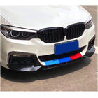 BMW 5. sērija G30/G31 2017–2023 Priekšējā bampera uzlikas Flap V1 (M-Sport 2017-2020, oglekļa šķiedra) foto 3