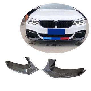 Priekšējā bampera uzlikas Flap V1 (M-Sport 2017-2020, oglekļa šķiedra) BMW 5. sērija G30/G31 2017–2023 foto 1