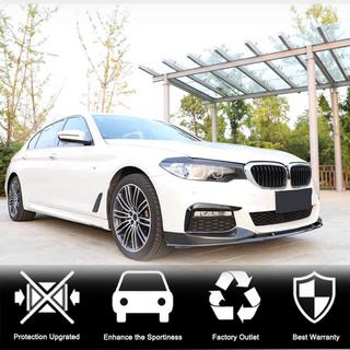 Priekšējā bufera flapi Flap V2 (M-Sport 2017-2020, oglekļa šķiedra) BMW 5. sērija G30/G31 2017–2023 foto 3