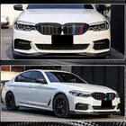 BMW 5. sērija G30/G31 2017–2023 Priekšējā bampera lūpas uzlikas Flap V3 (M-Sport 2017-2020, oglekļa šķiedra) foto 4