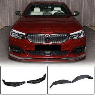 Priekšējā bampera lūpas uzlikas Flap V3 (M-Sport 2017-2020, oglekļa šķiedra) BMW 5. sērija G30/G31 2017–2023 foto 1