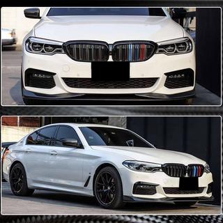Priekšējā bampera lūpas uzlikas Flap V3 (M-Sport 2017-2020, oglekļa šķiedra) BMW 5. sērija G30/G31 2017–2023 foto 4