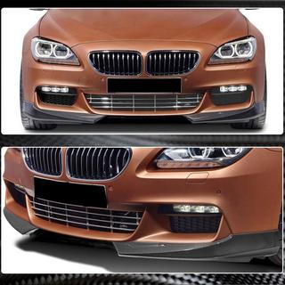 Priekšējā bampera lūpas uzlikas Flap V1 (M-Sport, oglekļa šķiedra) BMW 6. sērija F12/F13/F06 2011–2018 foto 3