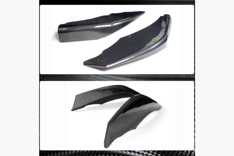 BMW 6. sērija F12/F13/F06 2011–2018 Priekšējā bampera lūpas uzlikas Flap V1 (M-Sport, oglekļa šķiedra) Foto 4