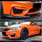 BMW 3. sērija F30/F31 2012–2019 Priekšējā bampera lūpas uzlikas Flap V1 (F80, oglekļa šķiedra) foto 4