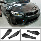 BMW 4 sērija F32/F33/F36 2012–2020 Priekšējā bampera lūpa Flap V1 (F82/F83, oglekļa šķiedra) foto 1
