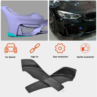 Priekšējā bampera lūpa Flap V1 (F82/F83, oglekļa šķiedra) BMW 4 sērija F32/F33/F36 2012–2020 foto 2