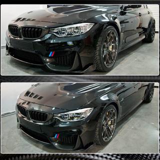 Priekšējā bampera lūpa Flap V1 (F82/F83, oglekļa šķiedra) BMW 4 sērija F32/F33/F36 2012–2020 foto 4