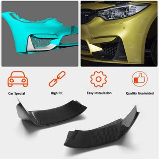 Priekšējā bampera lūpas uzlikas Flap V4 (F82/F83, oglekļa šķiedra) BMW 4 sērija F32/F33/F36 2012–2020 foto 2
