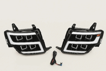 Mitsubishi Pajero Wagon IV 2006–2021 LED priekšējie lukturi (2 gab.) foto 2