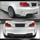BMW 1. sērija E81/E82/E87/E88 2004–2011 Aizmugurējā bufera uzlikas Flap (E82 1M, oglekļa šķiedra) foto 4