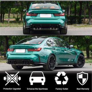 Aizmugurējā bampera flapi Flap V1 (G80, karbons) BMW 3. sērija G20/G21 2018– foto 2