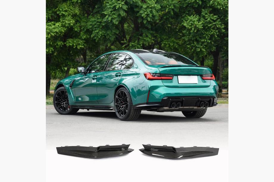 BMW 3. sērija G20/G21 2018– Aizmugurējā bampera flapi Flap V1 (G80, karbons) Image