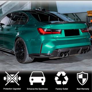 Aizmugurējā bampera uzlikas Flap V3 (G80, oglekļa šķiedra) BMW 3. sērija G20/G21 2018– foto 2