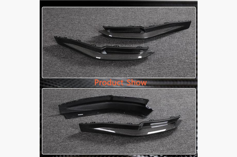 BMW 3. sērija G20/G21 2018– Aizmugurējā bampera uzlikas Flap V3 (G80, oglekļa šķiedra) Foto 4