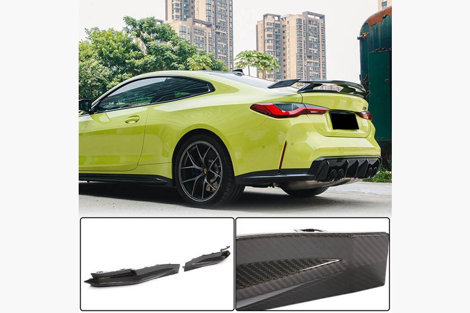 BMW 4. sērija G22/23/26 2020– Aizmugurējā bampera uzlikas Flap Carbon V2 (G82/G83) Image