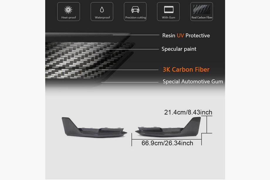 BMW 4. sērija G22/23/26 2020– Aizmugurējā bampera uzlikas Flap V2 (G82/G83) Foto 6