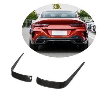 Aerodinamiskās aizmugurējā bufera uzlikas V1 (M-Sport, oglekļa šķiedra) BMW 8. sērija G14/G15/G16 2018– foto 1