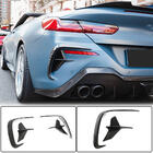 BMW 8. sērija G14/G15/G16 2018– Aerodinamiskie aizmugurējā bampera difuzora uzlikas V2 (M-Sport, oglekļa šķiedra) foto 1