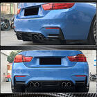 BMW 4 sērija F32/F33/F36 2012–2020 Aizmugurējā bufera flapi Flap V1 (F82/F83, ogleklis) foto 4