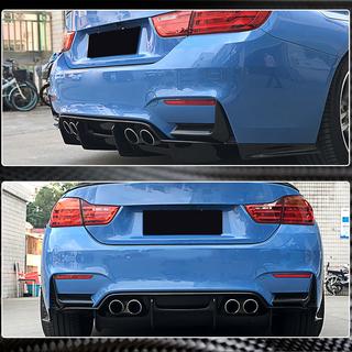 Aizmugurējā bufera flapi Flap V1 (F82/F83, ogleklis) BMW 4 sērija F32/F33/F36 2012–2020 foto 4
