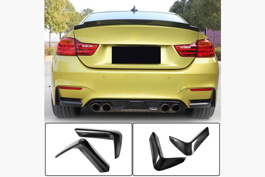 BMW 4 sērija F32/F33/F36 2012–2020 Aizmugurējā bufera flapi Flap V1 (F82/F83, ogleklis) Image