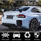 BMW 2. sērija G42 2021– Aizmugurējā bampera spliteri V2 (G87, karbons) foto 2