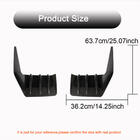 BMW 2. sērija G42 2021– Aizmugurējā bampera spliteri V2 (G87, karbons) foto 5