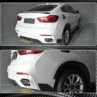 Aizmugurējā bampera uzlikas Flap (M-Sport, karbons) BMW X6 F16 2014–2019 foto 3