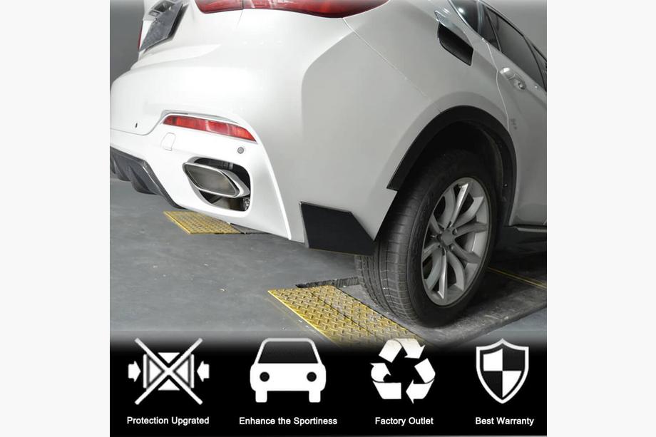 BMW X6 F16 2014–2019 Aizmugurējā bampera uzlikas Flap (M-Sport, karbons) Foto 2