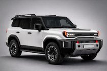 Toyota Land Cruiser Prado 250 2023– Melni OEM jumta reliņi (alumīnijs) foto 5