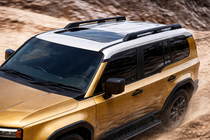 Toyota Land Cruiser Prado 250 2023– Melni OEM jumta reliņi (alumīnijs) foto 3
