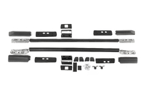Toyota Land Cruiser Prado 250 2023– Melni OEM jumta reliņi (alumīnijs) foto 2