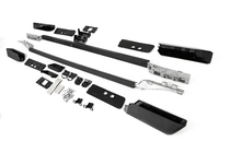 Toyota Land Cruiser Prado 250 2023– Melni OEM jumta reliņi (alumīnijs) foto 13