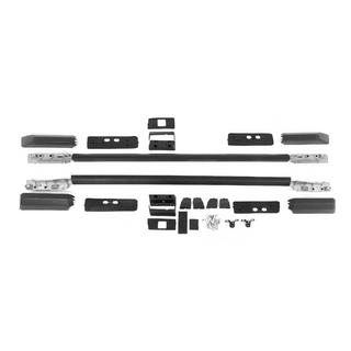 Melni OEM jumta reliņi (alumīnijs) Toyota Land Cruiser Prado 250 2023– foto 2