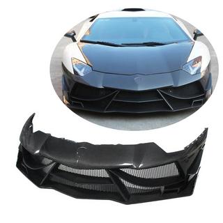 Priekšējā bampera lūpas uzlikas (oglekļa šķiedra) Lamborghini Aventador 2011–2022 foto 1